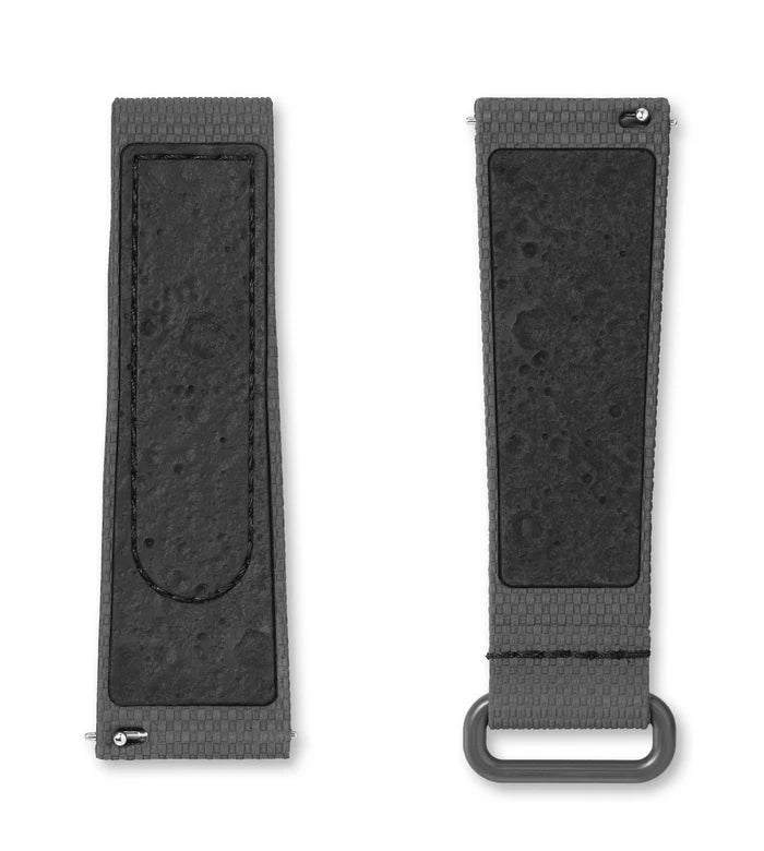 MOONSWATCH BORRACHA CINZA ESCURO/PRETO