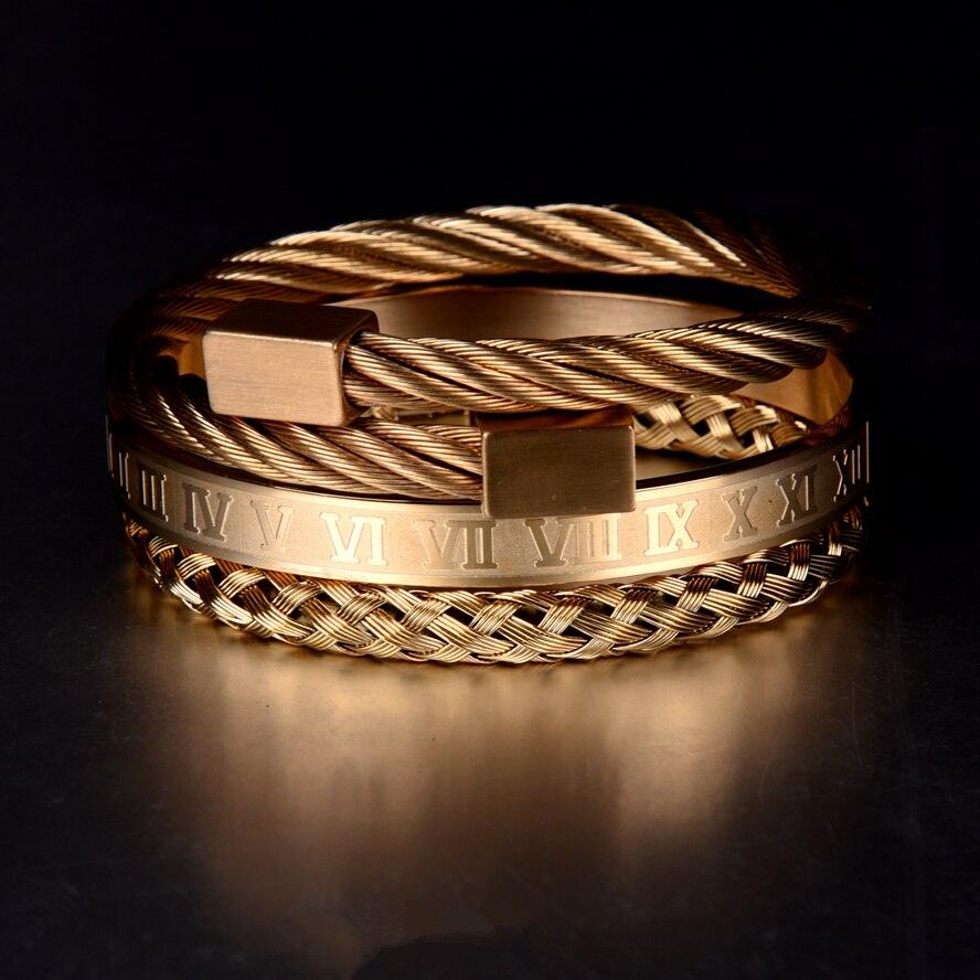 Pulseira Masculina Roman