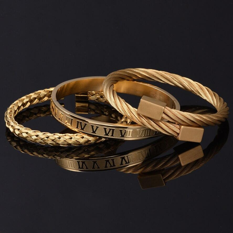 Pulseira Masculina Roman