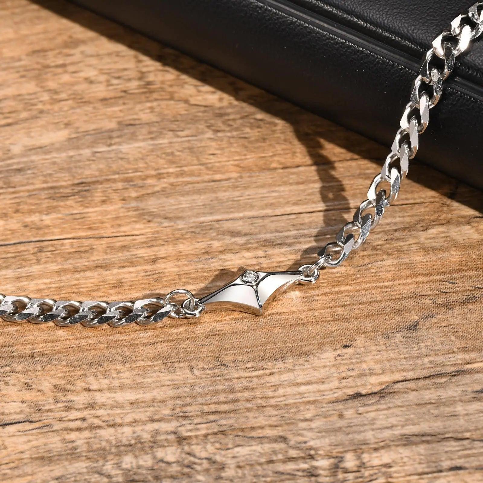 Pulseira Masculina Star de Aço Inoxidável