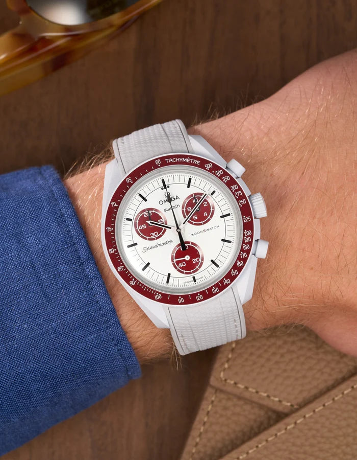 Pulseira de borracha curva premium - cinza