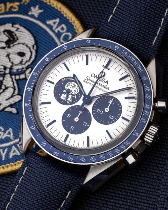 Ômega Speedmaster Silver Snoopy Anniversary Series