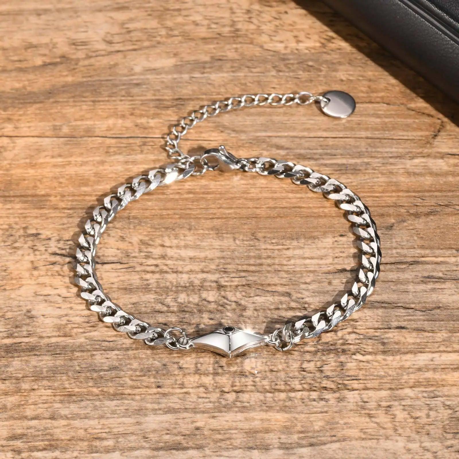 Pulseira Masculina Star de Aço Inoxidável