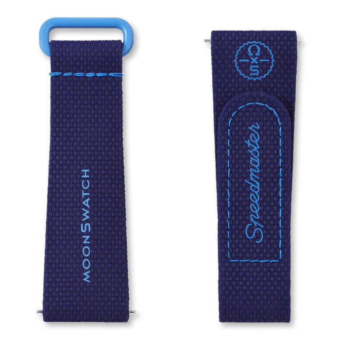 MOONSWATCH AZUL MARINHO/BORRACHA AZUL